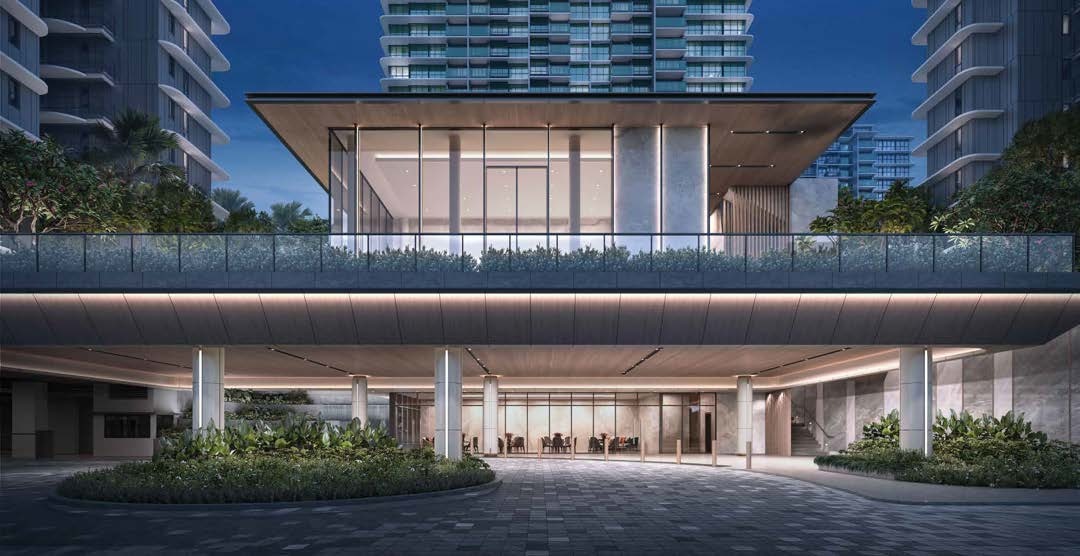 Chuan Park arrival courtyard artist's impression
